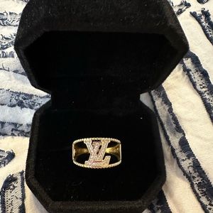 18k real gold ring